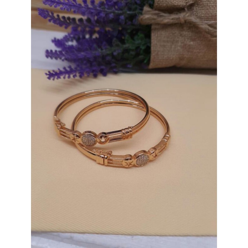 Gelang xuping / bangle xuping murah import / gelang wanita microdiamond xuping
