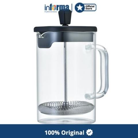 INFORMA TEKO KOPI COFFEE PRESS KARINA CLEAR SQUARE 800ML -Diskon Besar