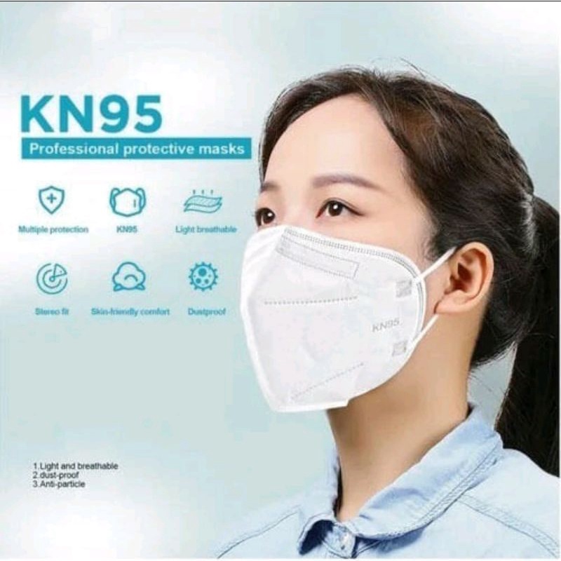 MASKER KN95 ISI 1 PCS original Termurah kualitas tinggi AMAN DAN STERIL Best Seller