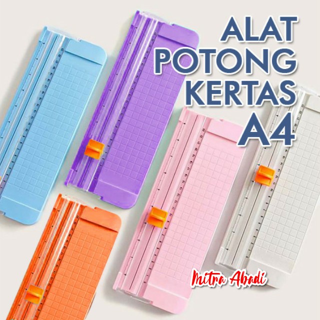

Alat Pemotong - Potong Kertas A4 / A4 Paper Trimmer Cutter Portable