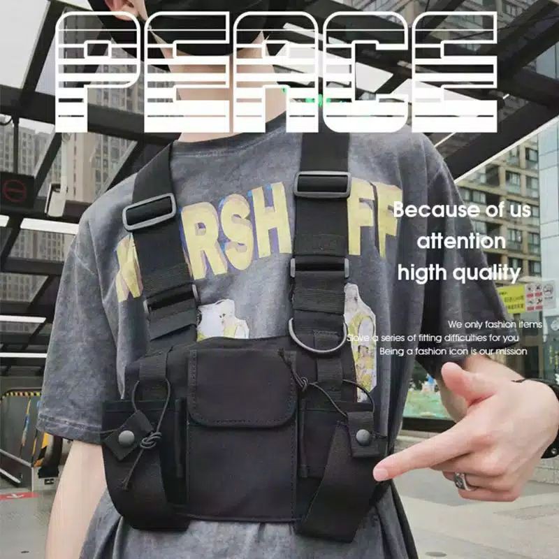 {BISA COD} CHEST BAG - TAS DADA ROMPI - TACTICAL CHEST RIG BAG