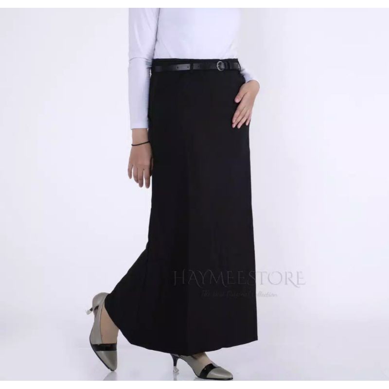 Rok A bahan gabardin