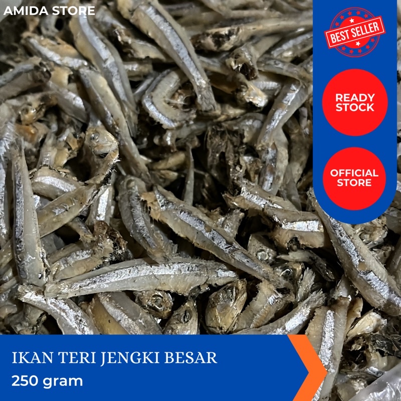 

Ikan Teri Jengki Besar / 250 gr