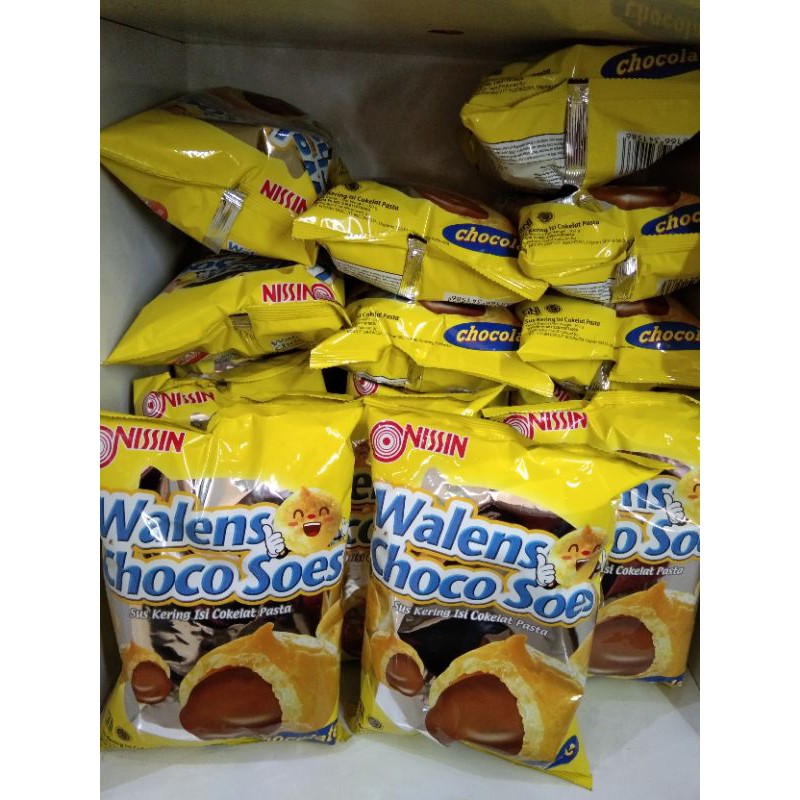 

Nissin Walens choco soes 100gr