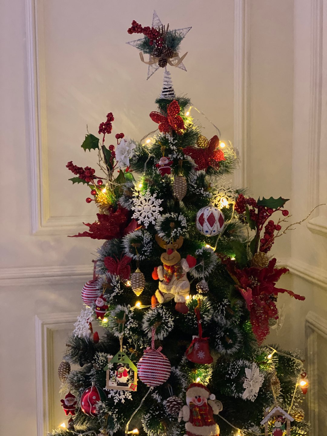 Aksesoris Pohon Natal Kupu Kupu Glitter Isi 3 / New-hiasan Pohon Natal