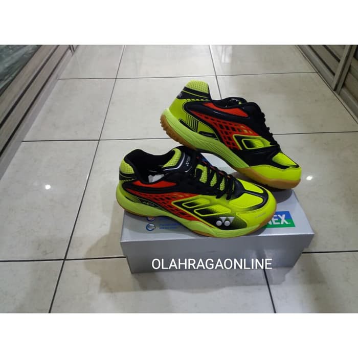 SEPATU BADMINTON YONEX ALL ENGLAND 04 lime black red