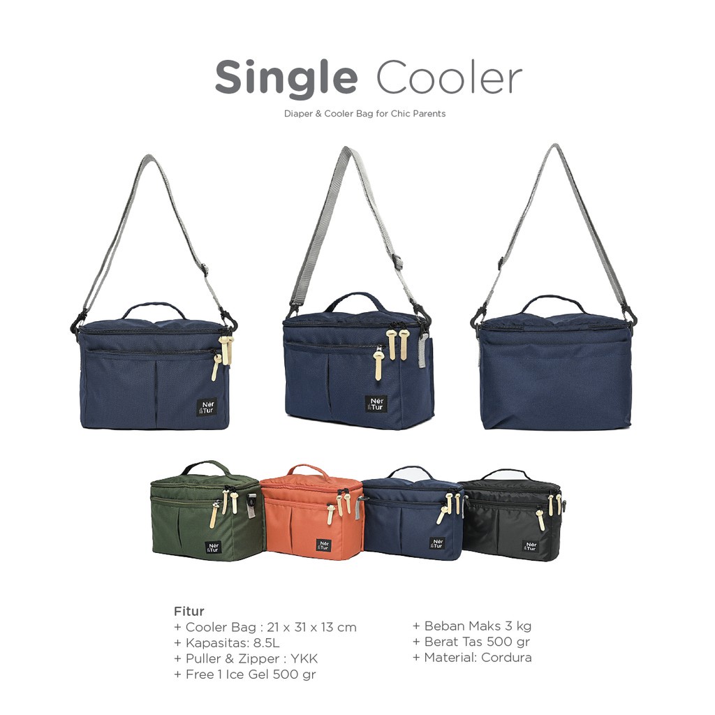 NerTur Single Cooler / Tas Bayi Cooler Bag