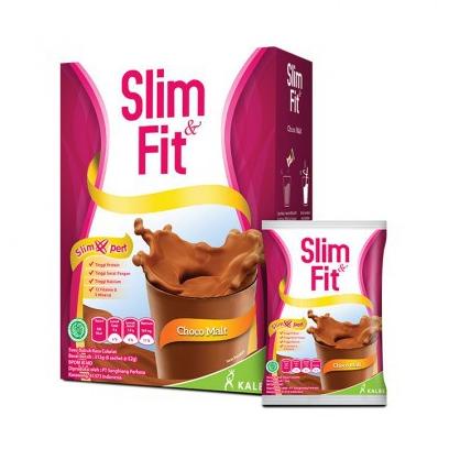 

[KODE ADNTM] Susu Slim & Fit Milk 6x52gr Vanila atau Coklat / susu slimfit / slim n fit / slimfit