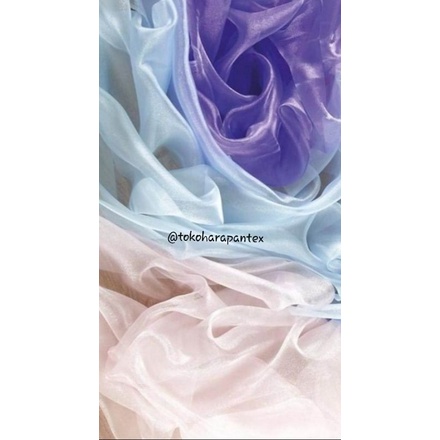 Kain Organdi METER /Lebar 150 Cm Kain Baju Bodo Baju Pesta
