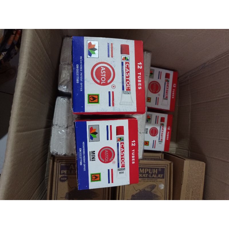 Lem Castol Asli Original Mini Sedang Contact Adhesive 14 ccm 21ccm Sepatu / Lem Karet / Lem Sepatu Sandal