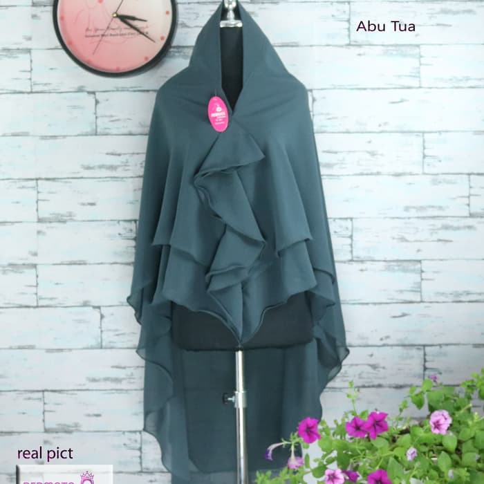 Khimar syar'-i Kanaya - Maroon