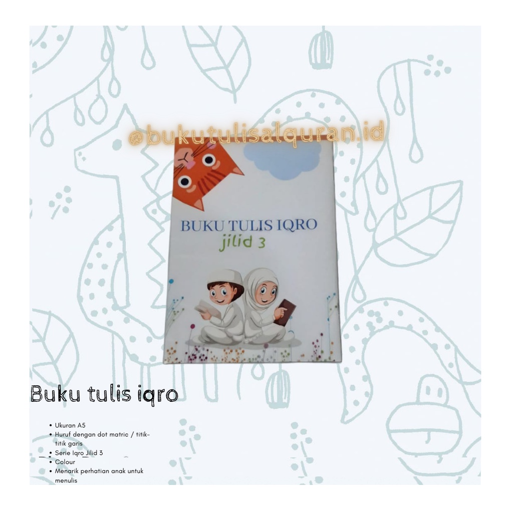 

Buku Tulis Iqro Ukuran A5 Colour Jilid 3