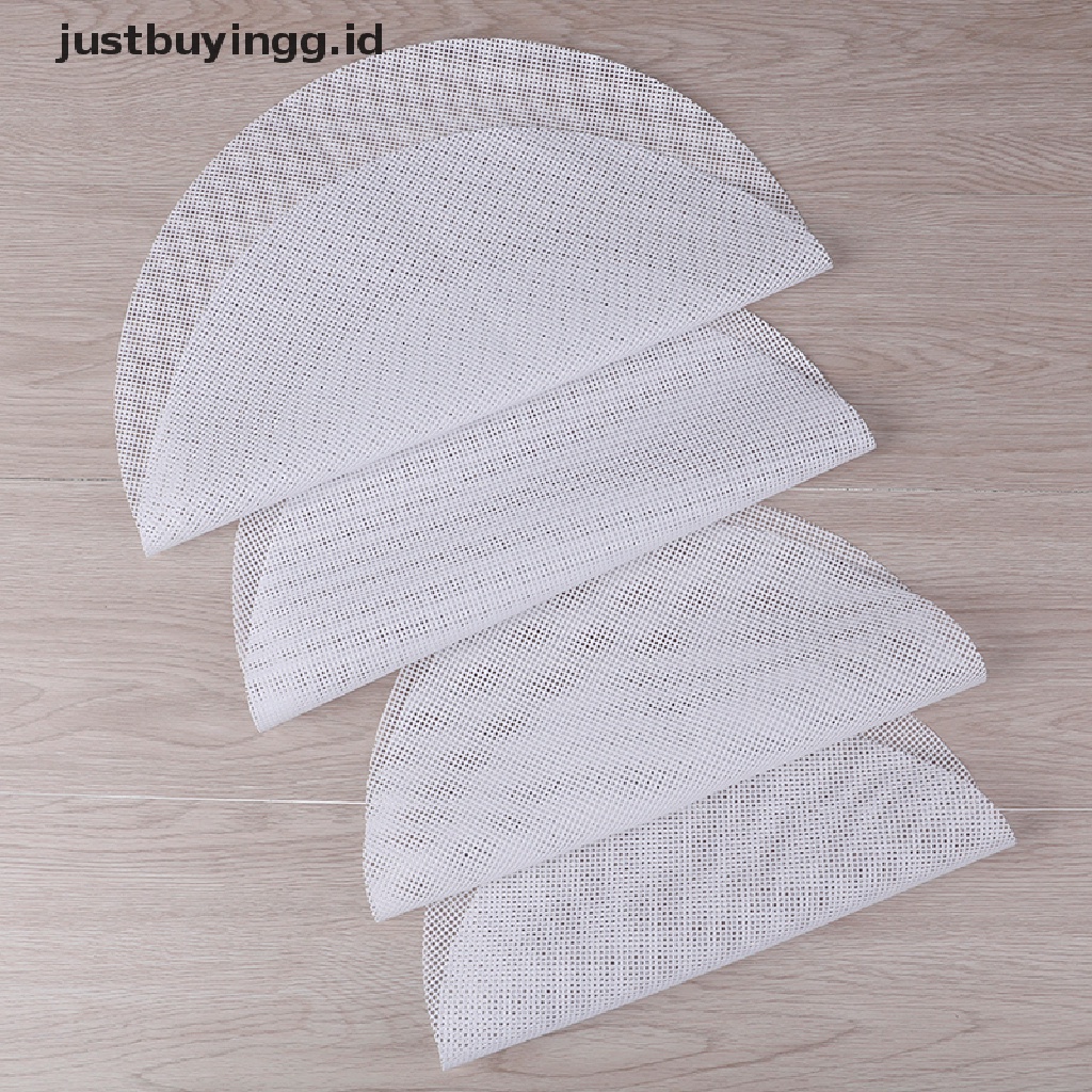 (Justbuyingg.Id) Alas Kukusan Pangsit / Roti Bentuk Bulat Bahan Silikon Mesh Anti Lengket