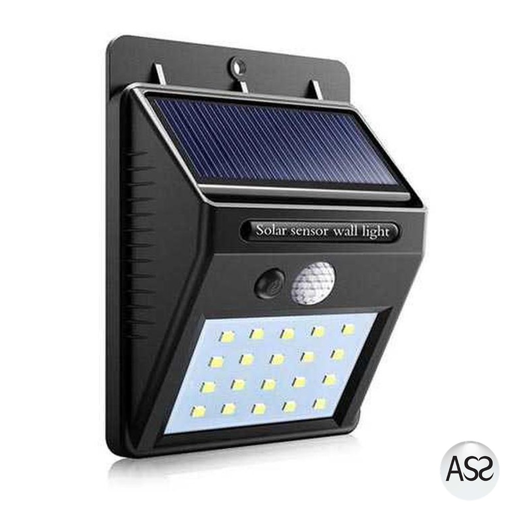 ASS Shop - TaffLED Lampu Solar Sensor Gerak Weatherproof 460 Lumens 6500K- L20