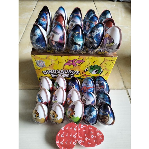 

dinosaurus egg coklat isi 30 telur