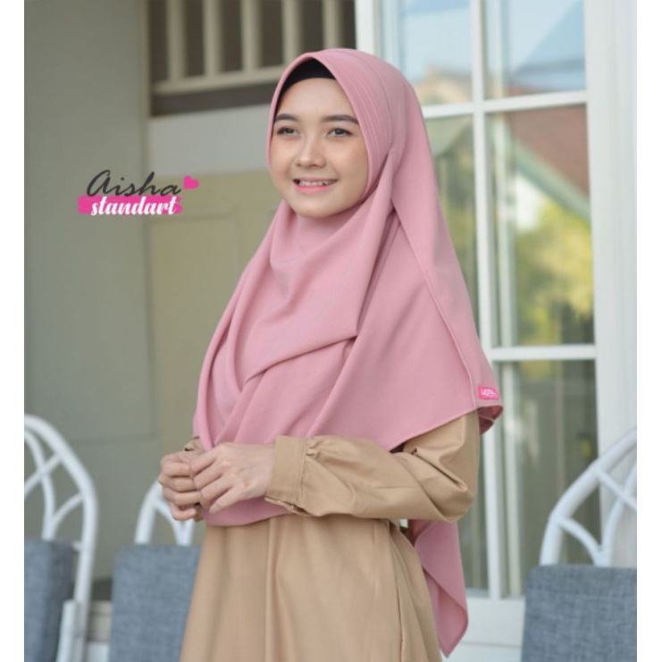 Pastan Aisha Instan by Uzma Hijab | Aisha Standar | Pashmina Instan | Jilbab Instan