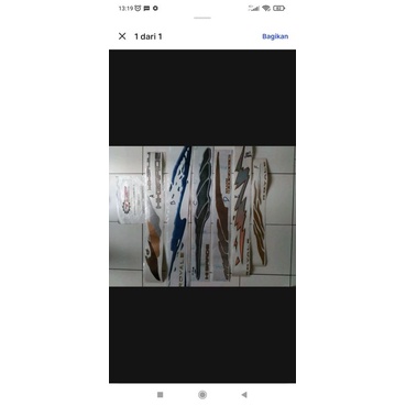 Stiker isuzu Panther New Royale Higrade Royal hi Sporty