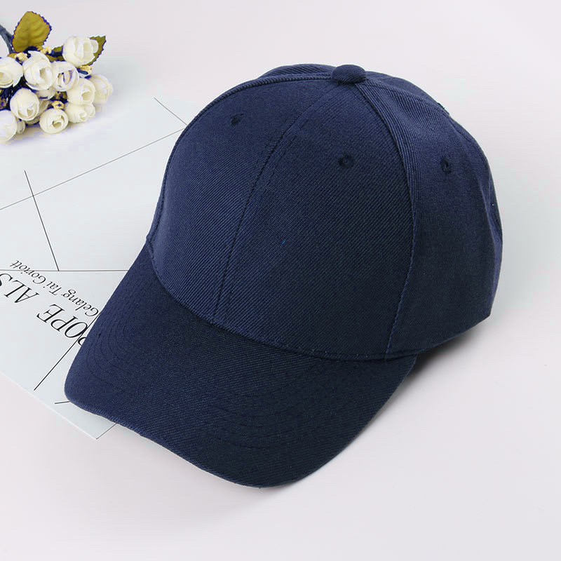 Topi Polos Anak dan Dewasa COD Distro Pria Wanita Baseball Korea-Navy