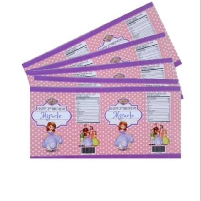 

Sofia the first label air mineral