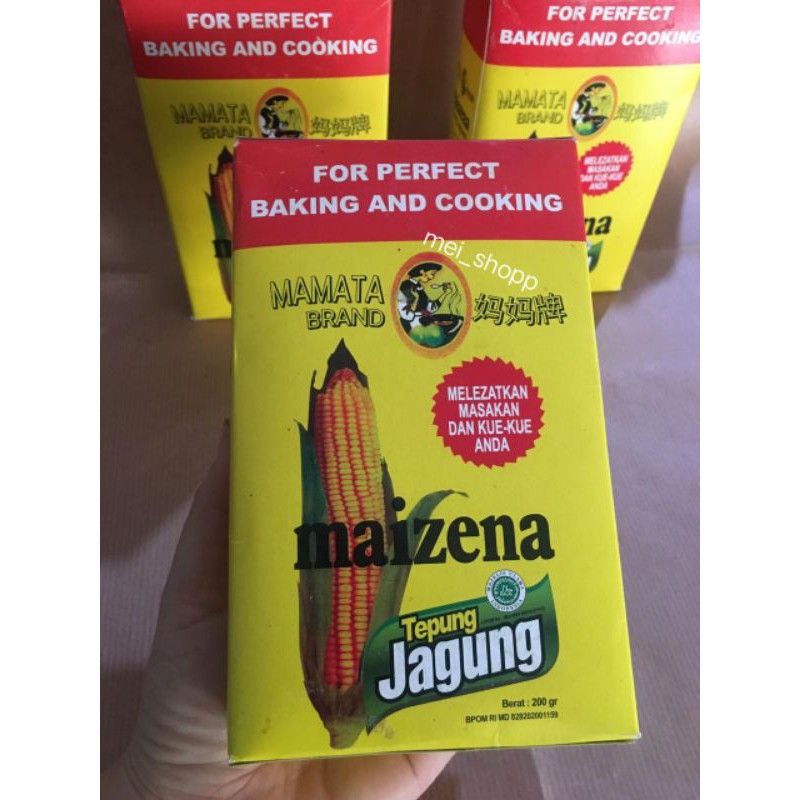 

TEPUNG MAIZENA PATI JAGUNG 200 GRAM BAKER KING