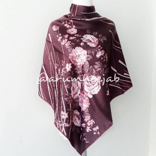 Hijab Turkey As Esarp Rose Dark Maroon