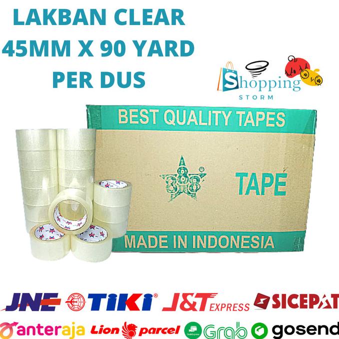 

Lakban Star Tape Bening / Cokelat 45MMx90Yard @72Rolls/perdus
