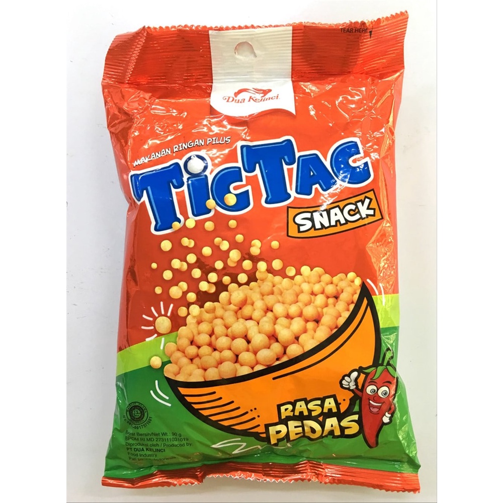 2 Pcs Dua Kelinci TicTac Pedas 90 gram