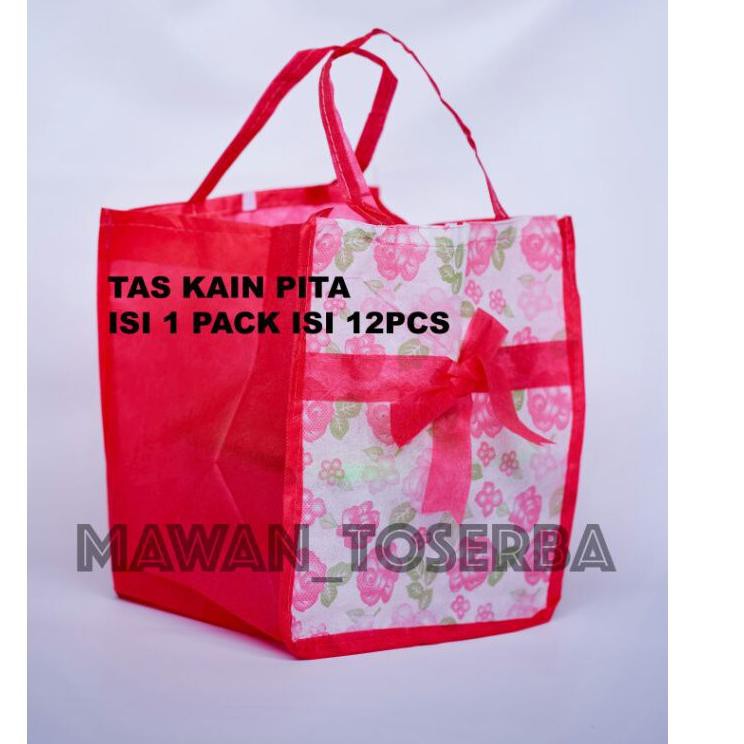 

ToopToopcer Tas Kain Pita untuk dus box makanan uk 18x18 goodie bag acara hajatanE55D01