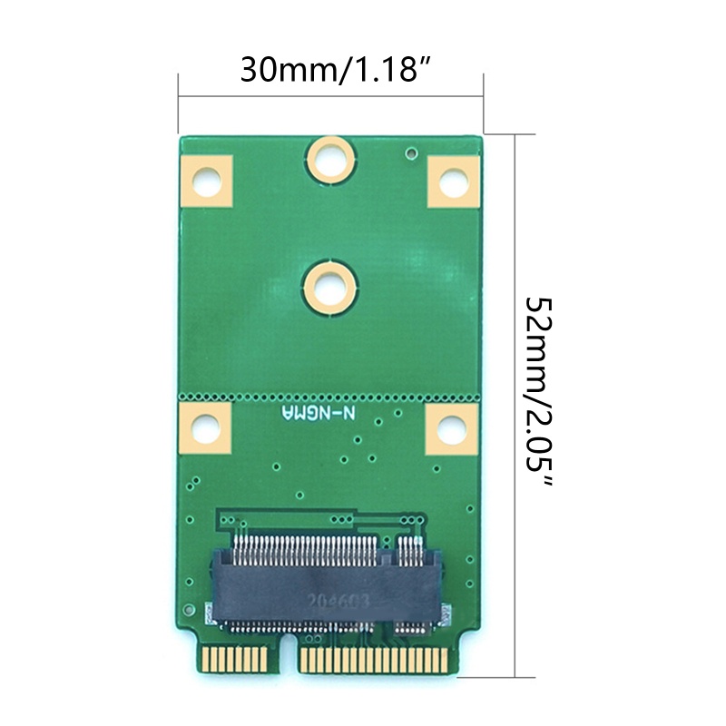 Btsg For M.2 NGFF Msata SSD Adapter M2 PCI SSD Converter Riser Card Untuk PC Laptop Con