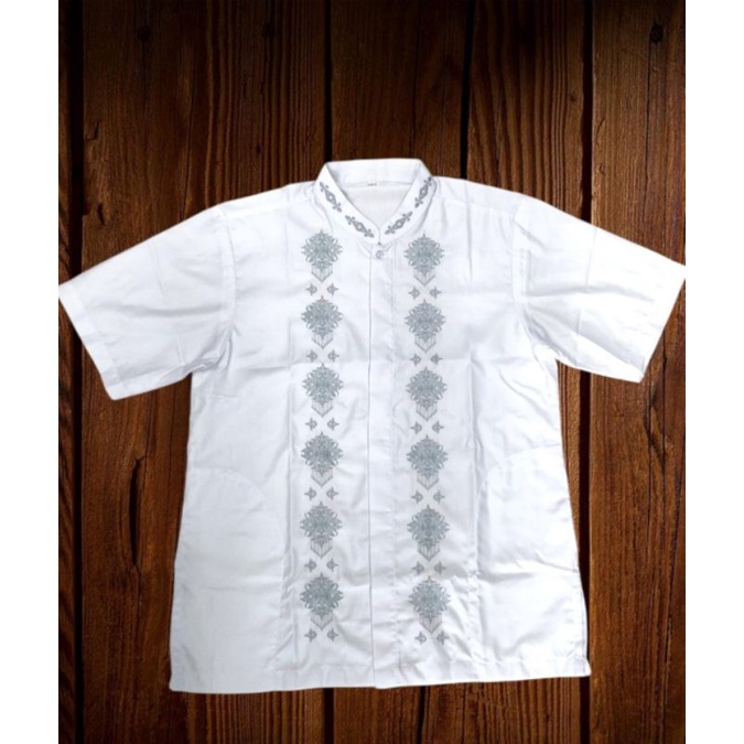 KOKO DEWASA BORDIR PINTU ACEH ORIGINAL TERMEWAH LENGAN PENDEK