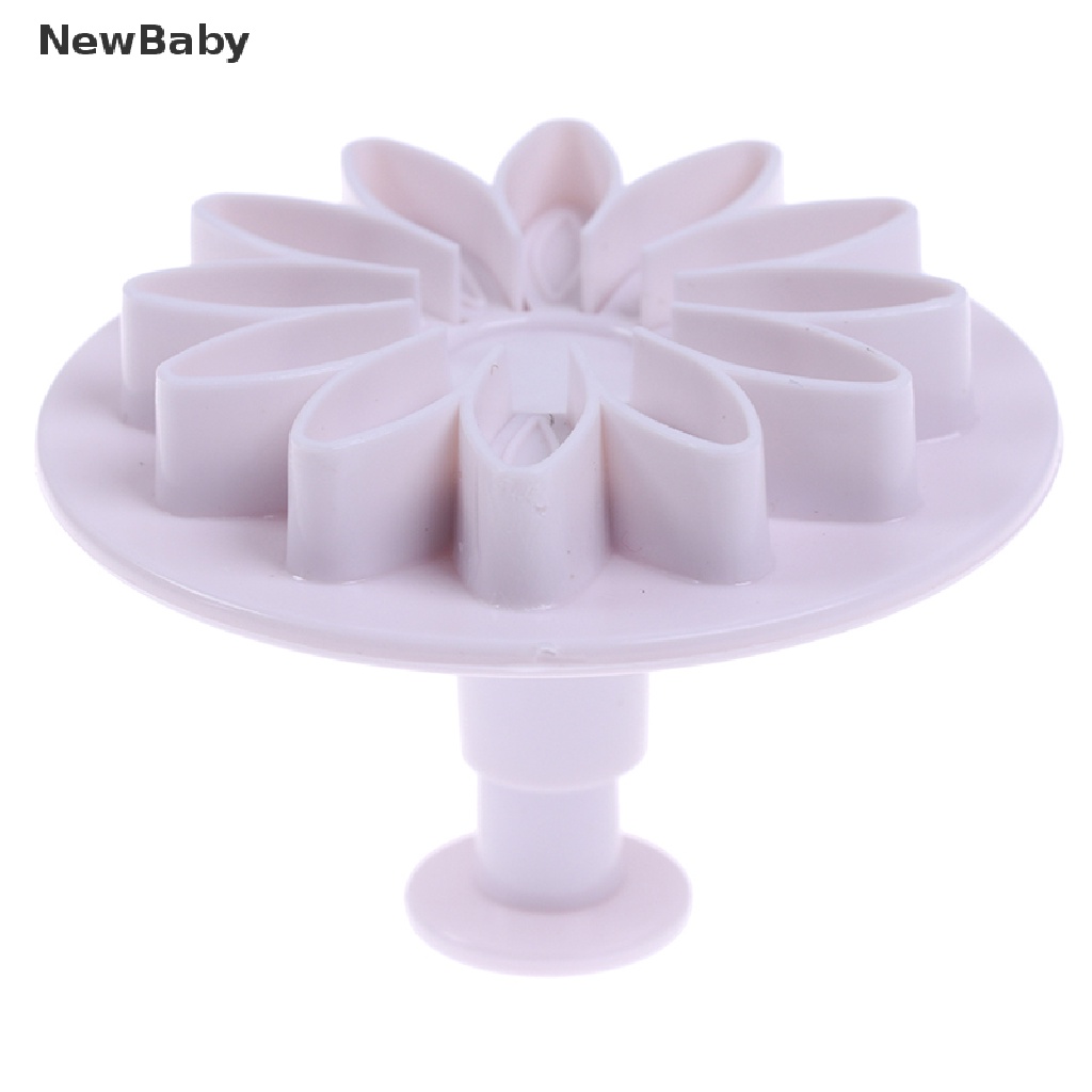 Newbaby Cetakan Fondant Bentuk Bunga Bahan Plastik Untuk Dekorasi Kue