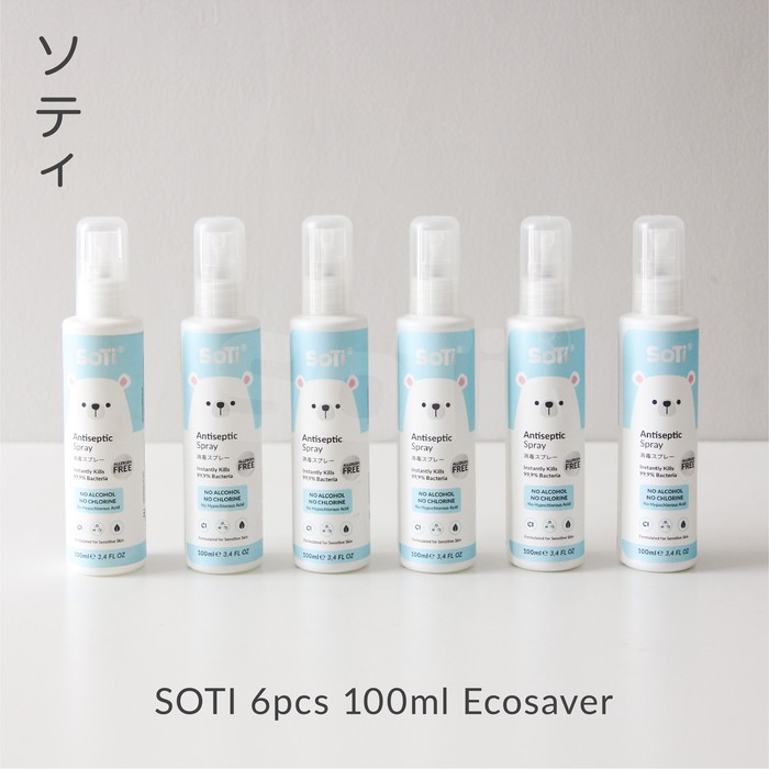 

SOTI® Antiseptic Spray Ecosaver (6pcs / 100ml)