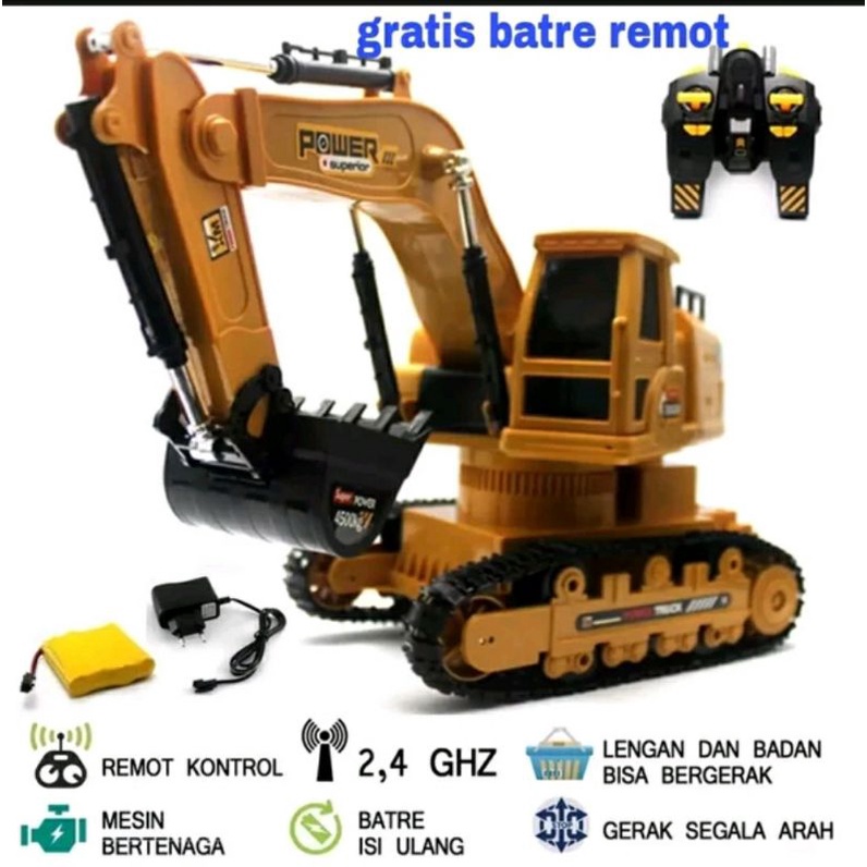 PROMO COD MOBIL REMOTE CONTROL RC Excavator BEKO DUMP TRUCK LAODER BULDOZER MAINAN Alat Berat REMOT KONTROL