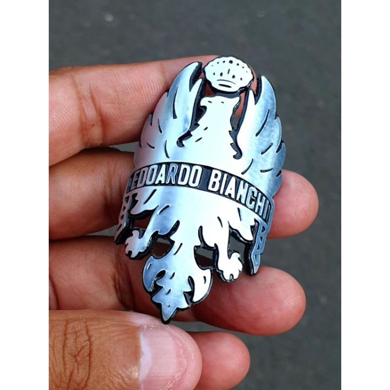 Head tube Badge / Head badge BIANCHI - Emblem Sepeda  BIANCHI