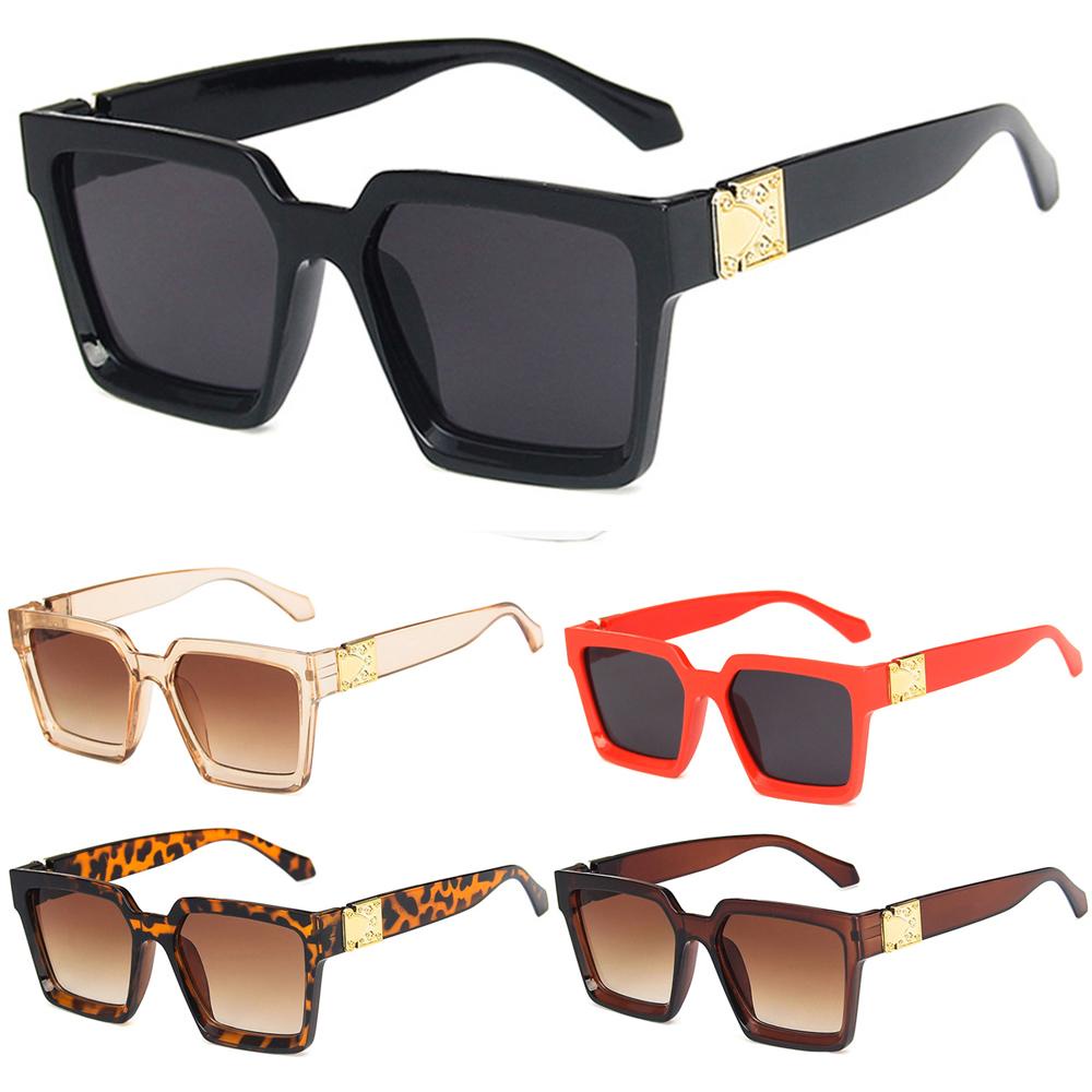 NEEDWAY Kacamata Kotak Wanita Fashion Retro Sun Shades Glasses