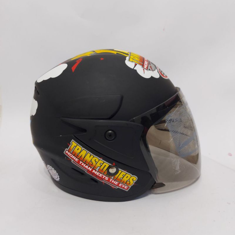 Helm Anak SNI SKY Karakter Transformer Usia 3 SD 9 Tahun