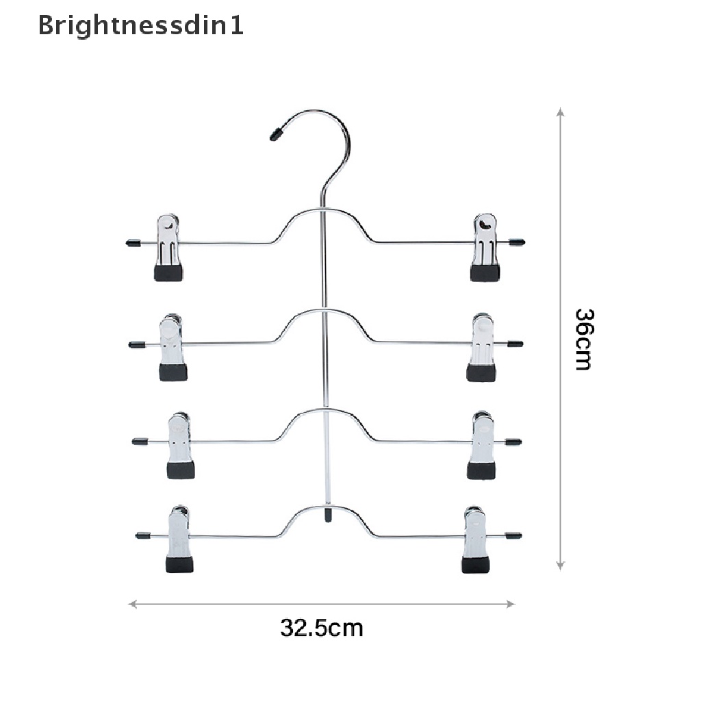 Gantungan Celana Rok 6 Tingkat Bahan Metal Anti Slip Hemat Tempat 1