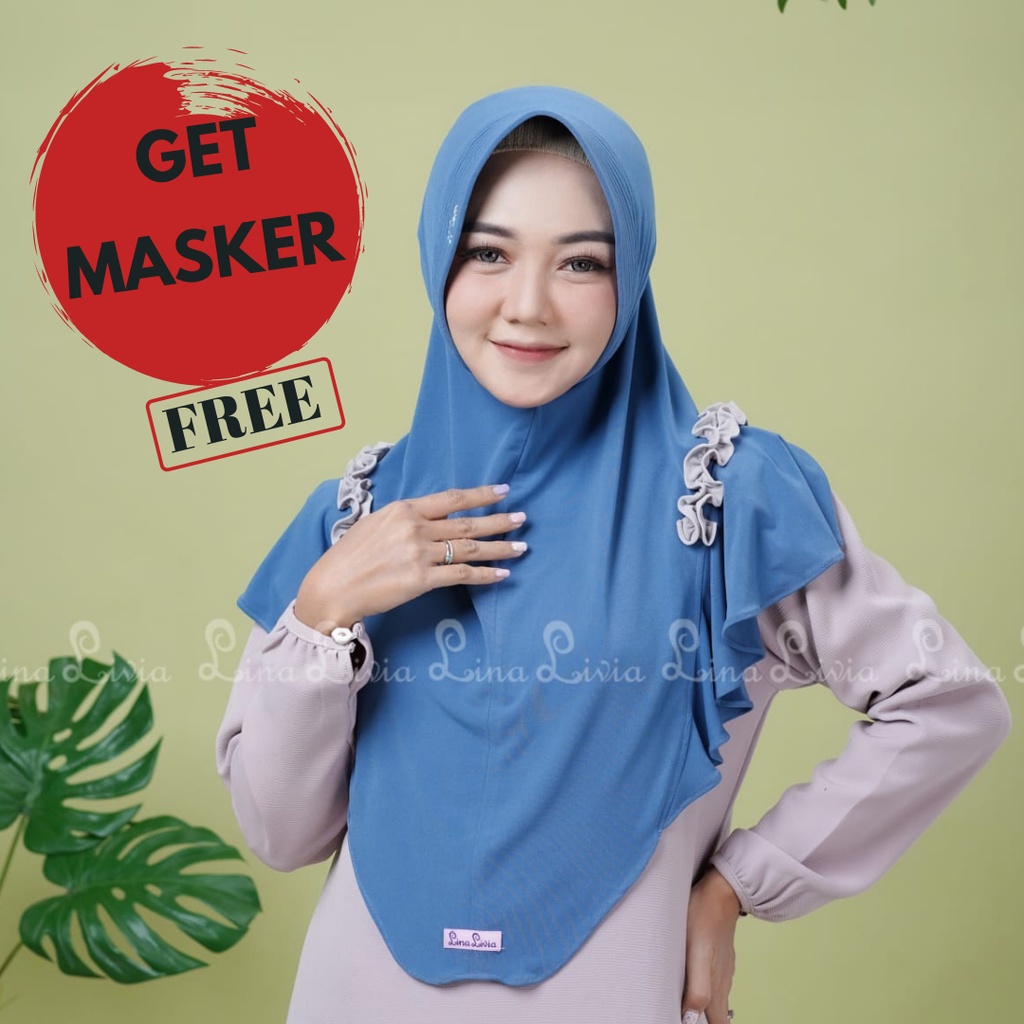 Hijab Cantik Kekinian Instant Jilbab Franda Murah Terlaris By Linalivia hijab