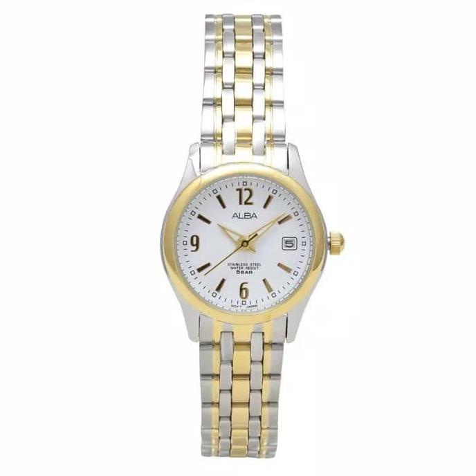 Jam Tangan Wanita Alba Analog Stainless Steel AXT856 AXT856X1 Original barang ada