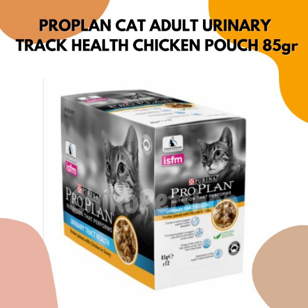 PROPLAN CAT ADULT URINARY TRACK HEALTH CHICKEN POUCH 85gr | PRO PLAN POUCH URINARY