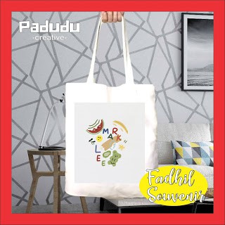 [READY] NCT mark Lee RESLETING ToteBag Tote Bag Wanita Bahan Drill Padudu