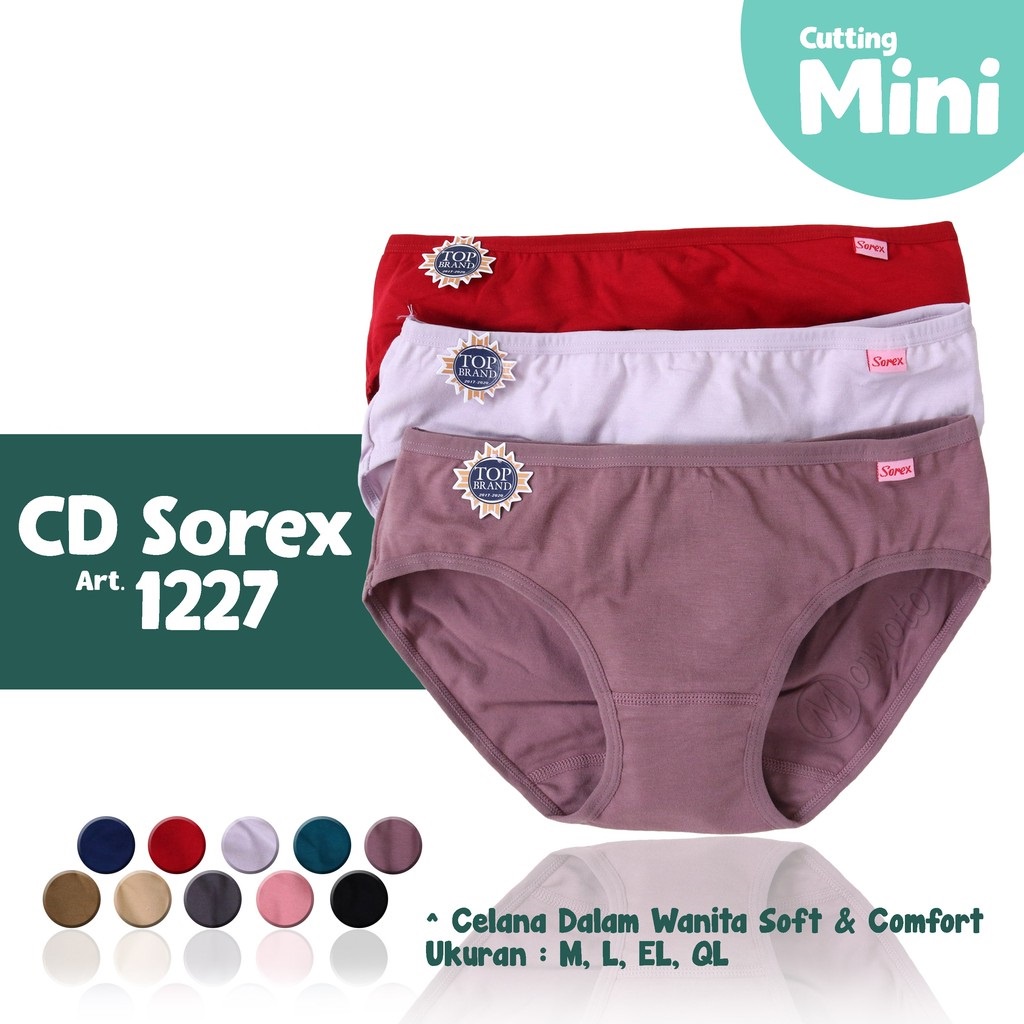 SOREX | Celana Dalam Sorex 1227 Mini / Cd Wanita / Dalaman Cewek Extra LEMBUT