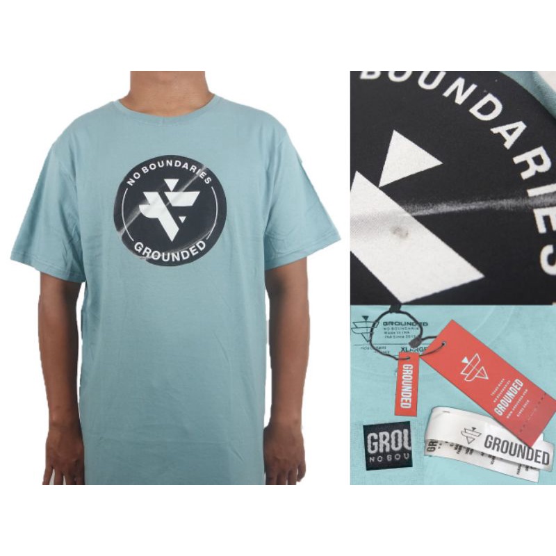 Kaos Surfing GROUNDED - Creepycloth | Super Premium | Cotton Combed 30s Reaktif | Kaos Unisex | Baju