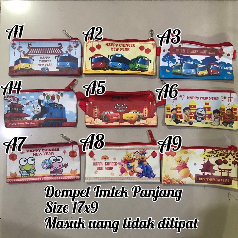 Dompet Angpao Imlek Panjang Shio Kelinci Rabbit Bunny Tahun 2023 Lucu Koko Cici Thomas Pony