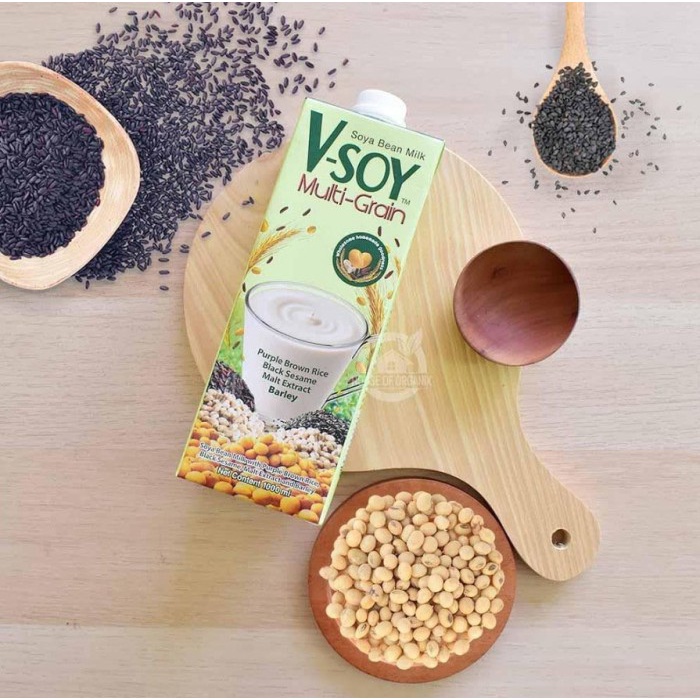 

Krimer- Vsoy Multigrain 1Liter - Vsoy Soya Susu Kedelai Multigrain 1Liter Uht -Krimer.