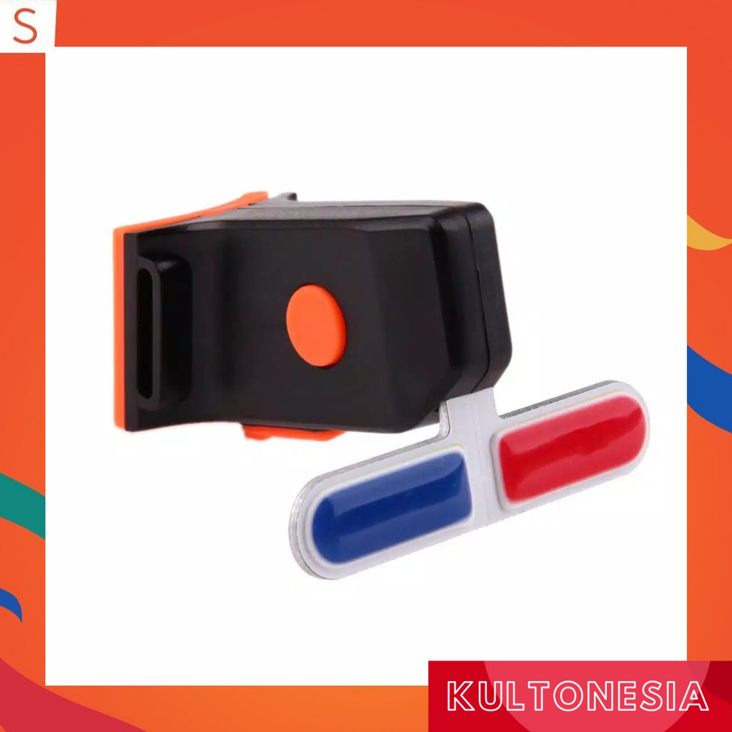 Lampu LED Belakang Sepeda Polisi Warna Merah / Biru dengan USB Rechargeable