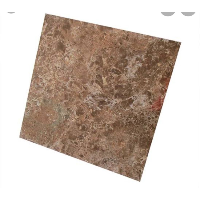 keramik 60x60 lantai teras glossy coklat tua picasso shima med  brown