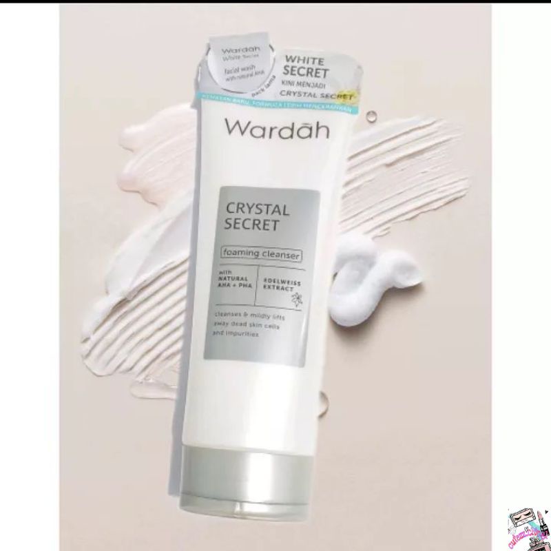 ☃Cutezz_Ching1☃Wardah Crystal Secret Foaming Cleanser 100ml