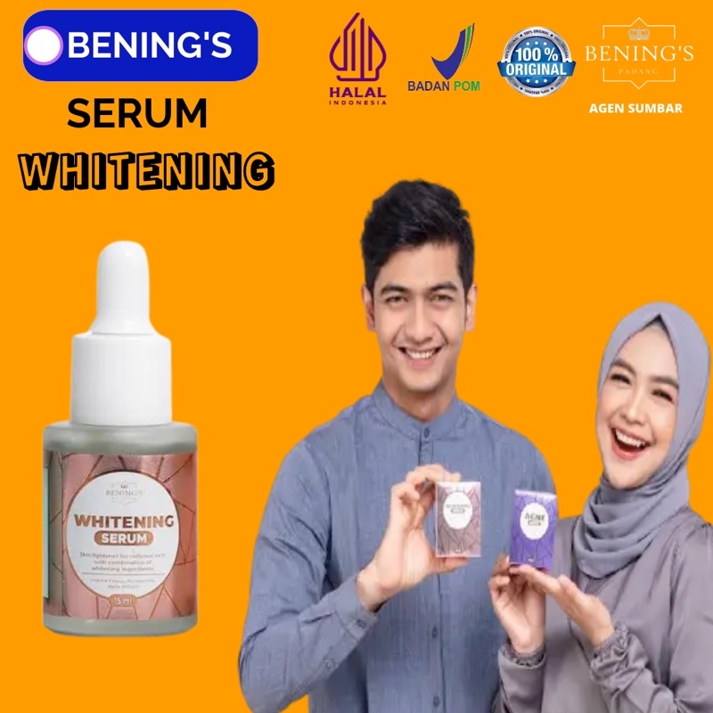 Whitening Serum Benings By Dr Oky Pratama, Pencerah Wajah dan Glowing Skinker Bening Cewek Cowok