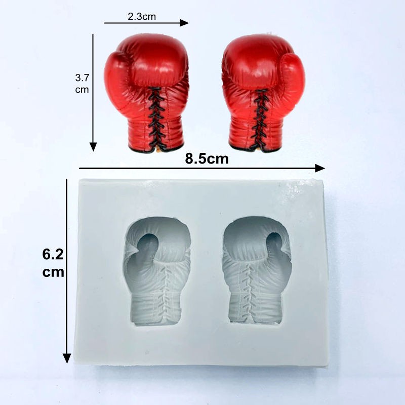 Silicone Mold boxing glove silicone mold mould sugar craft fondant cake decorating animal mould